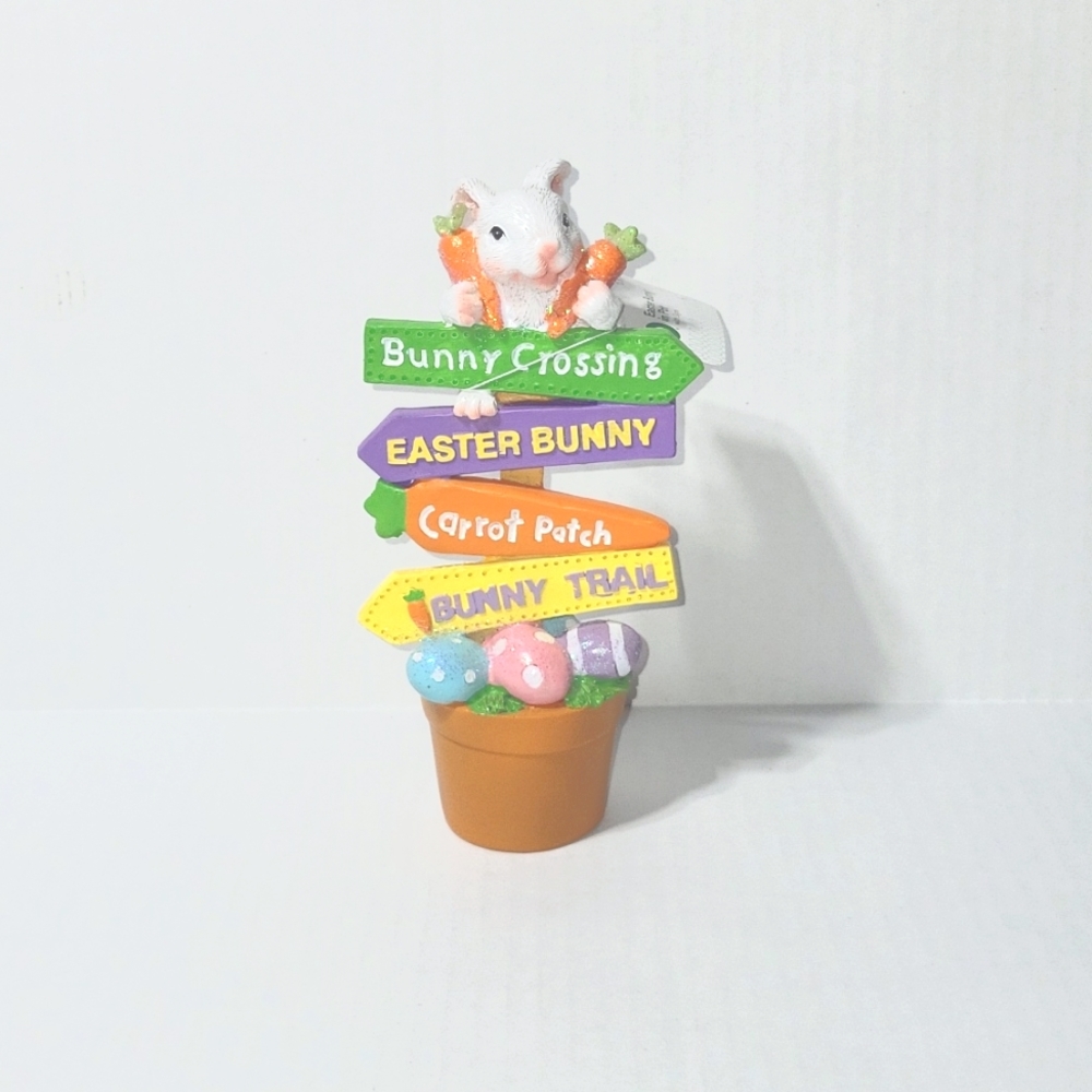 Easter Bunny In Pot- Easter Decor